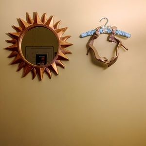 Ann Taylor Rosalyn Metallic  Heeled Sandals